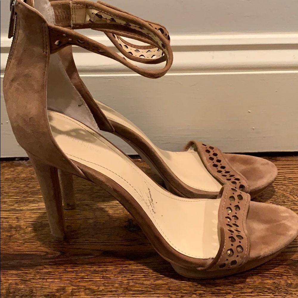Suede Calvin Klein Heels